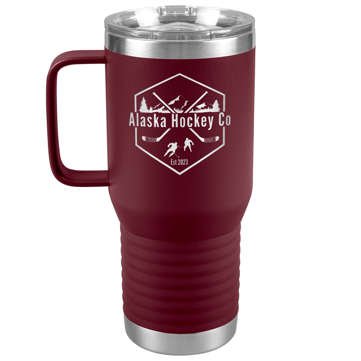 Alaska Hockey Co 20oz Travel Tumbler
