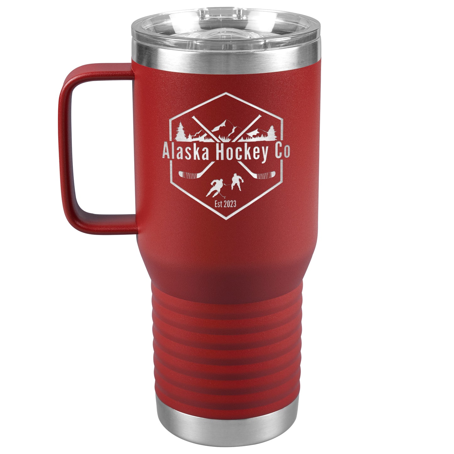 Alaska Hockey Co 20oz Travel Tumbler