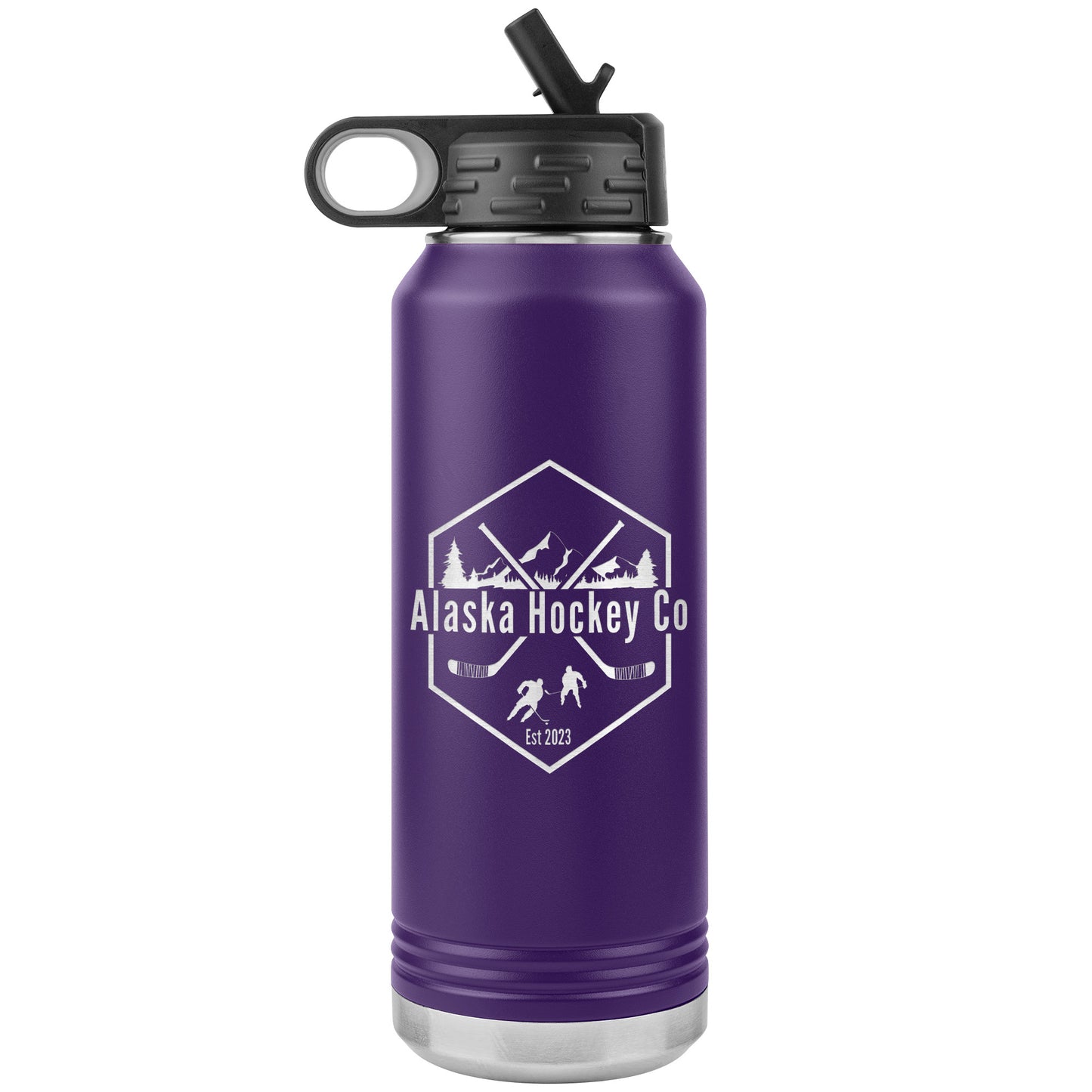Alaska Hockey Co 32oz Insulated Water Bottle