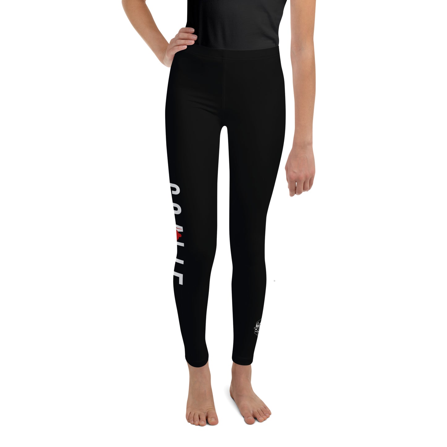 Goalie Silhouette Youth Leggings