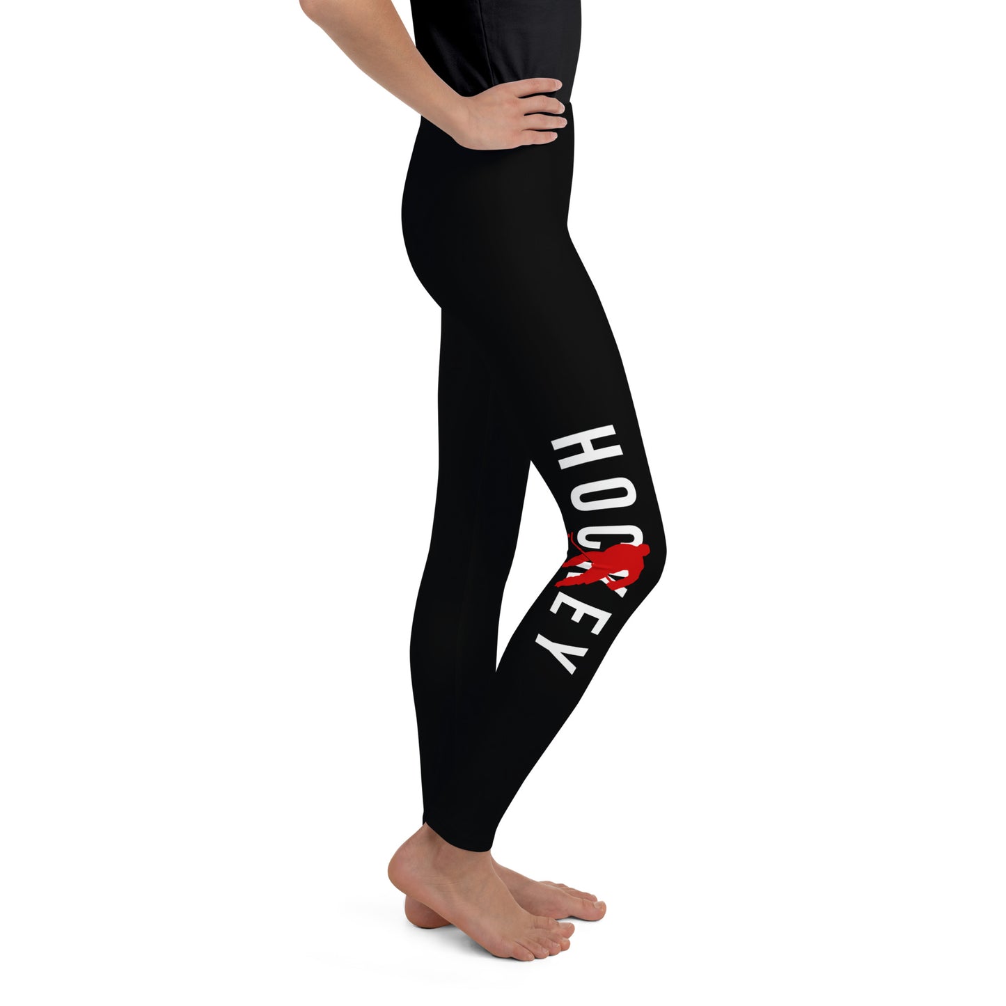 Hockey Silhouette Youth Leggings