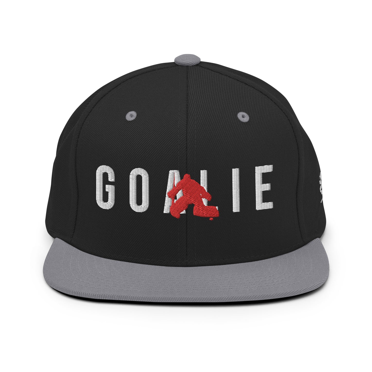 Goalie Silhouette Snapback Hat