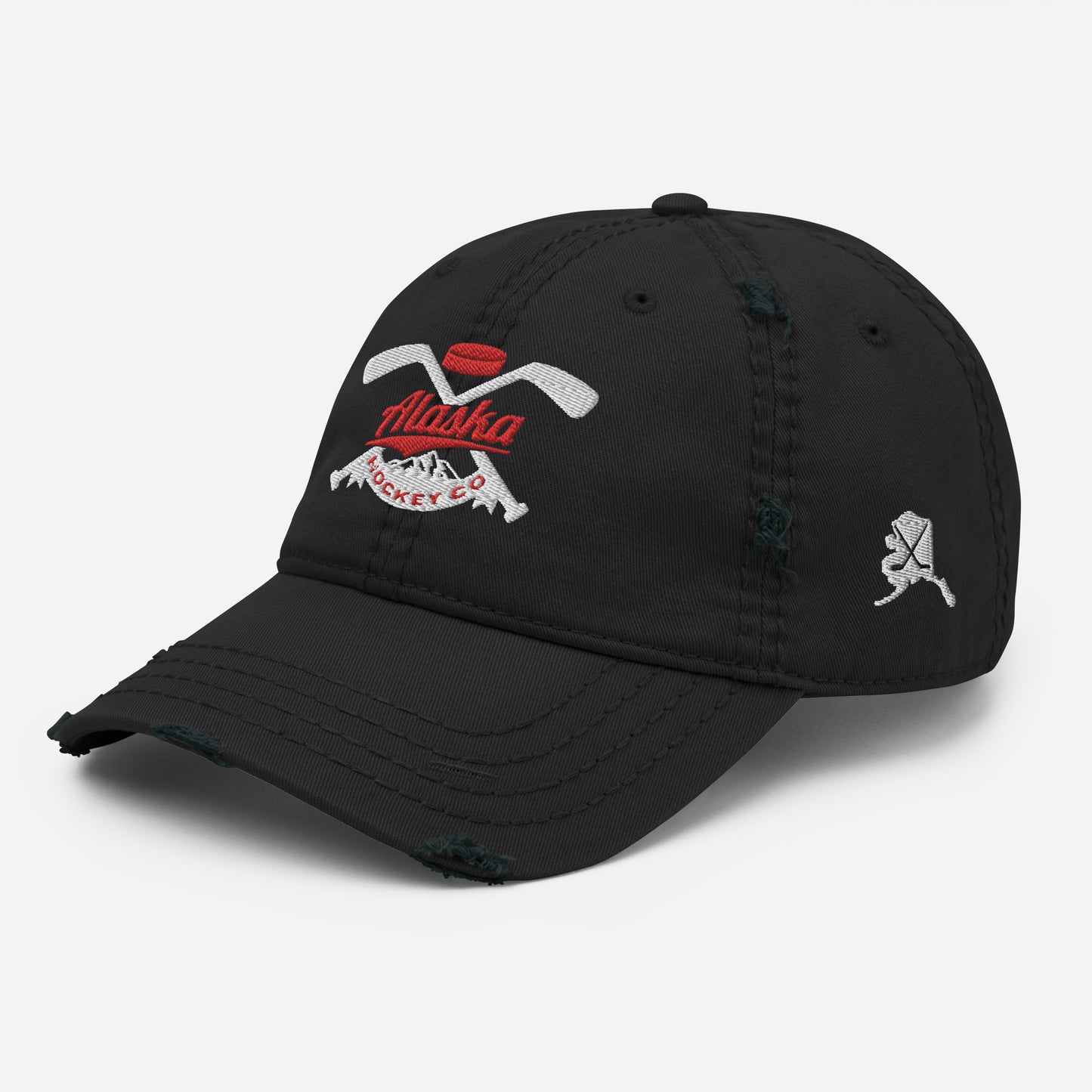 Alaska Banner Distressed Dad Hat