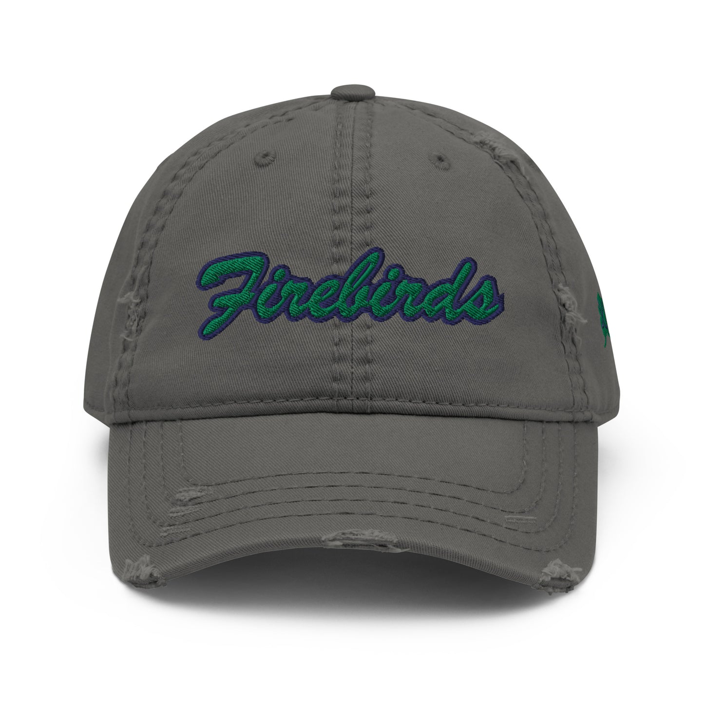 Firebird Script Distressed Dad Hat