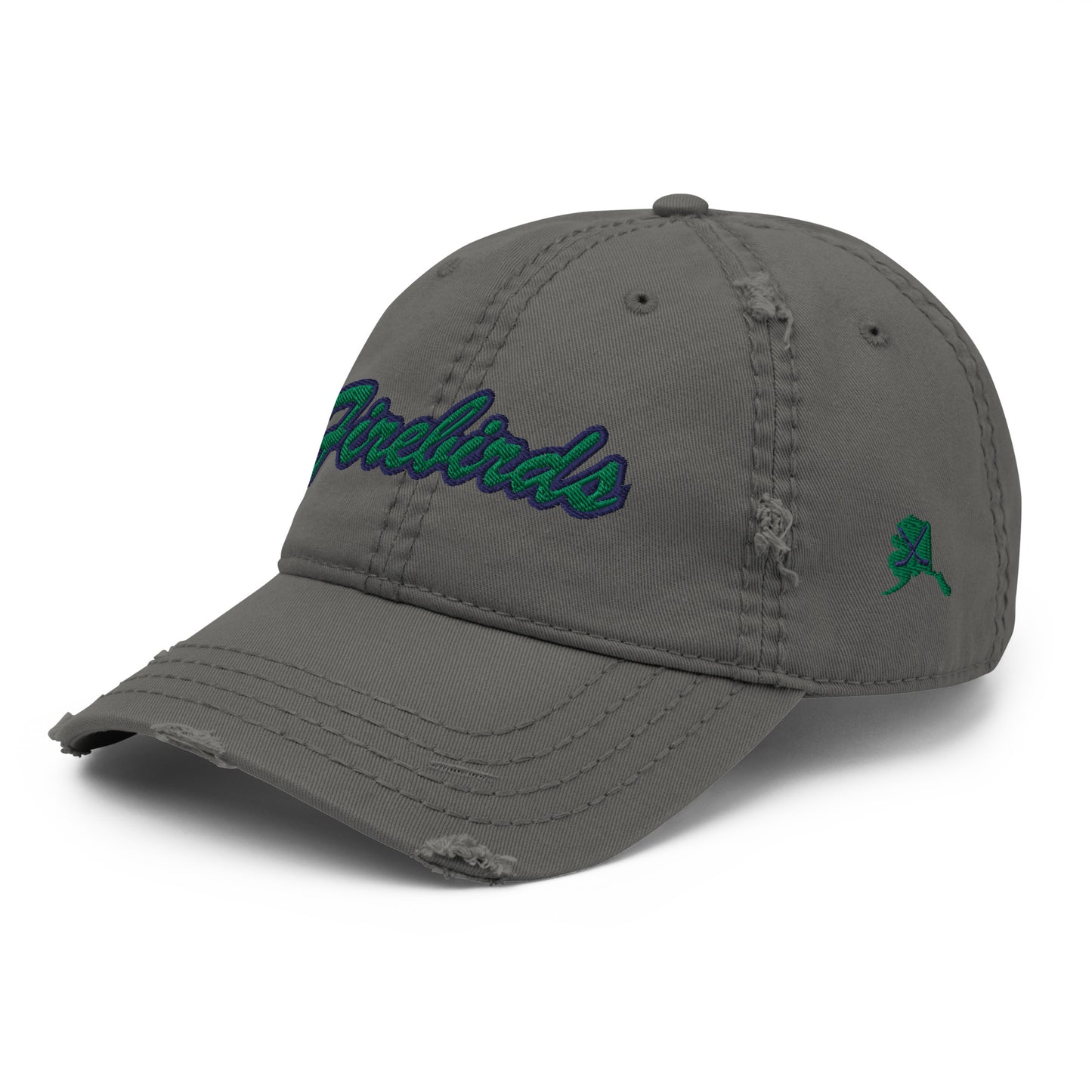 Firebird Script Distressed Dad Hat