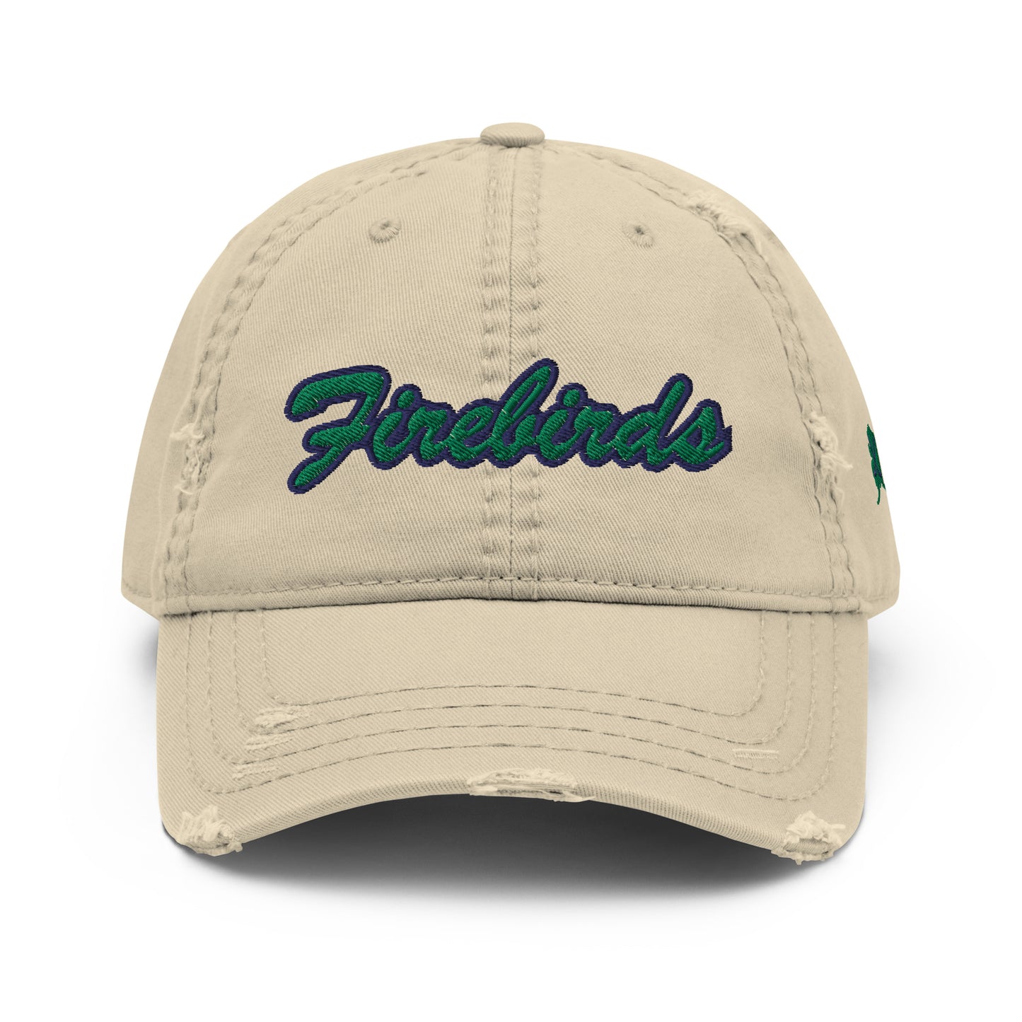 Firebird Script Distressed Dad Hat