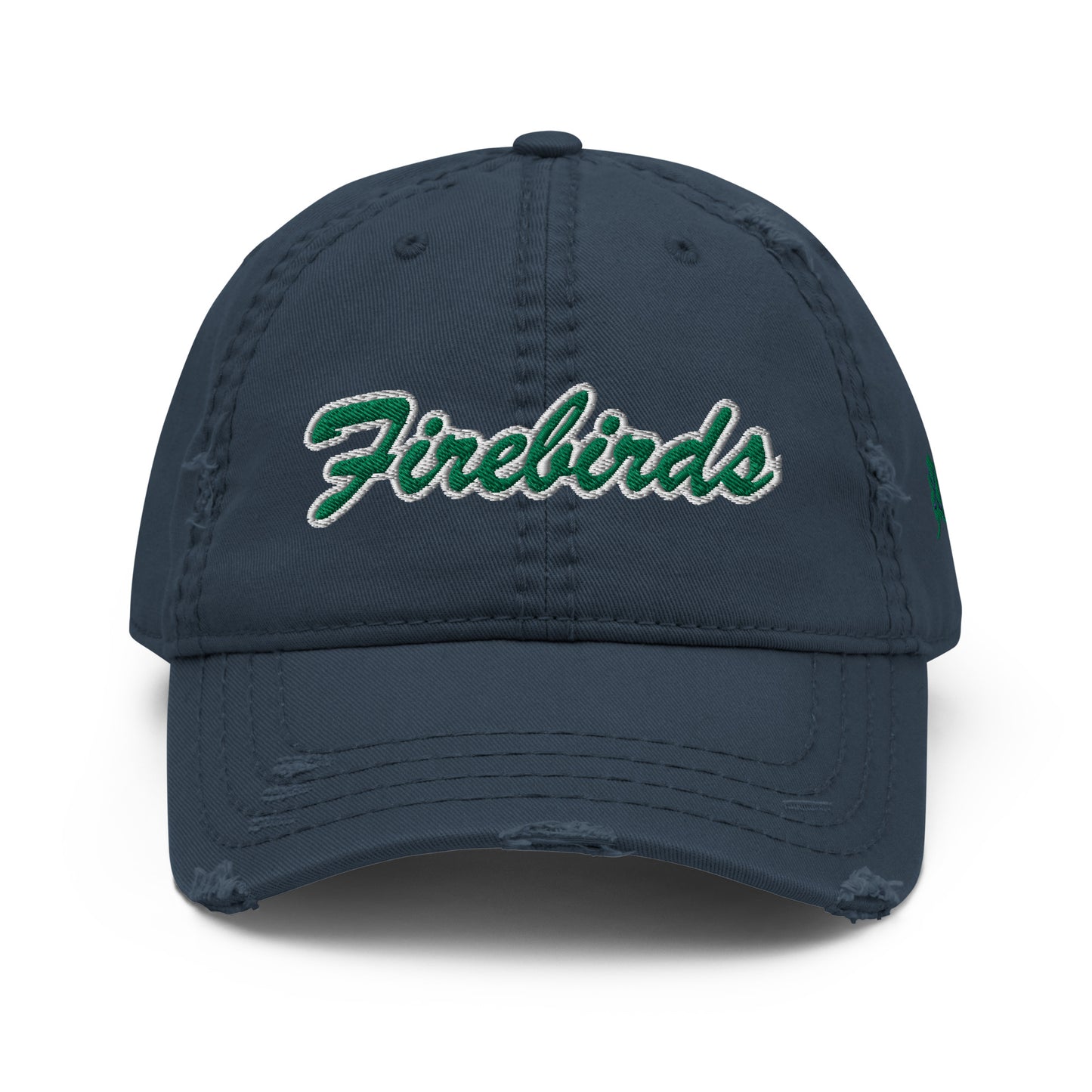 Firebird Script Distressed Dad Hat
