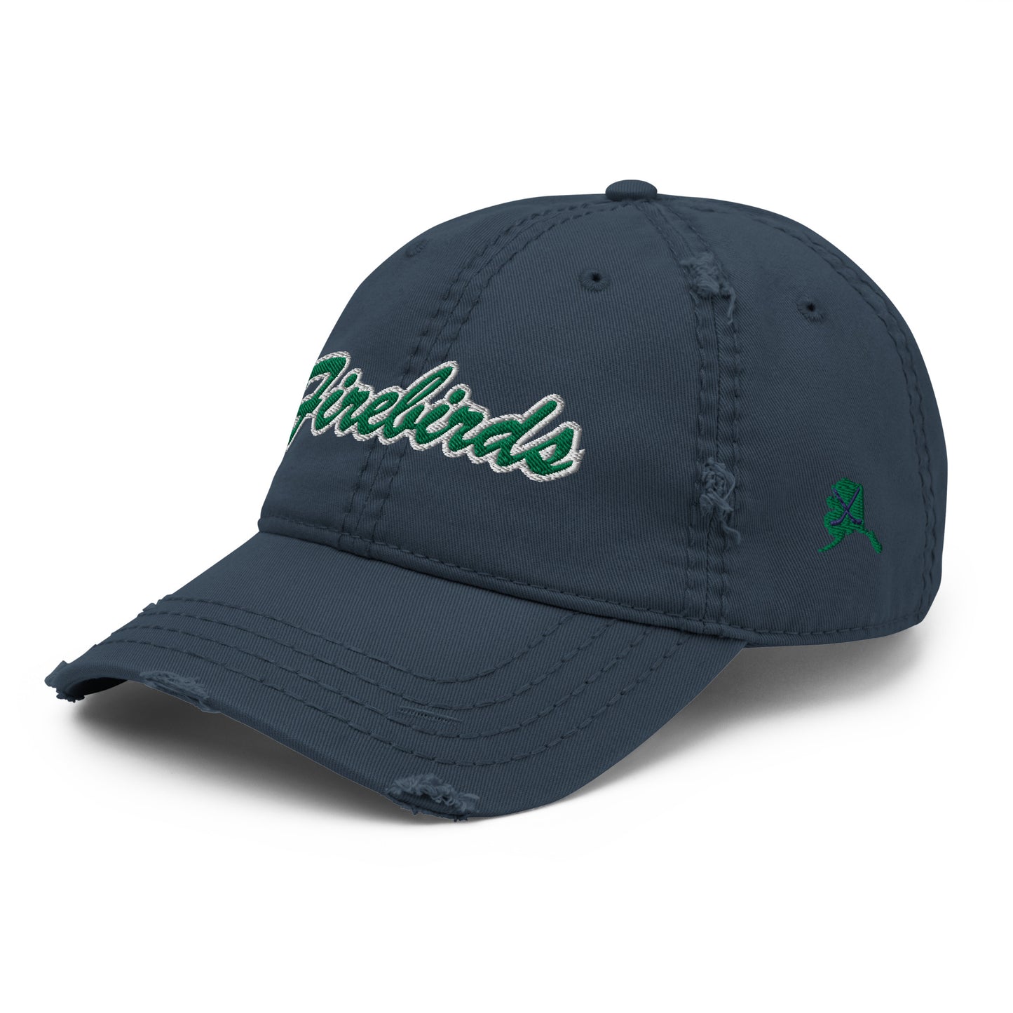 Firebird Script Distressed Dad Hat