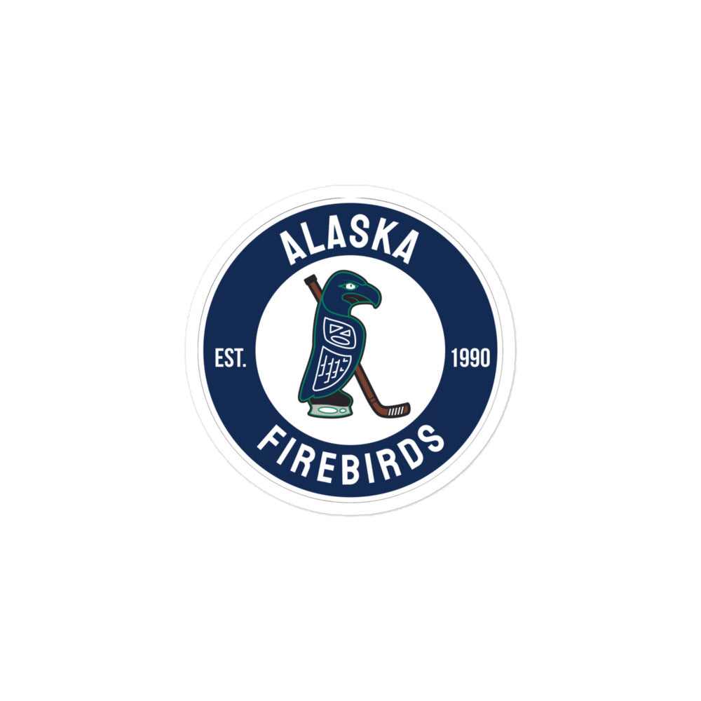 Alaska Firebirds Logo Stickers
