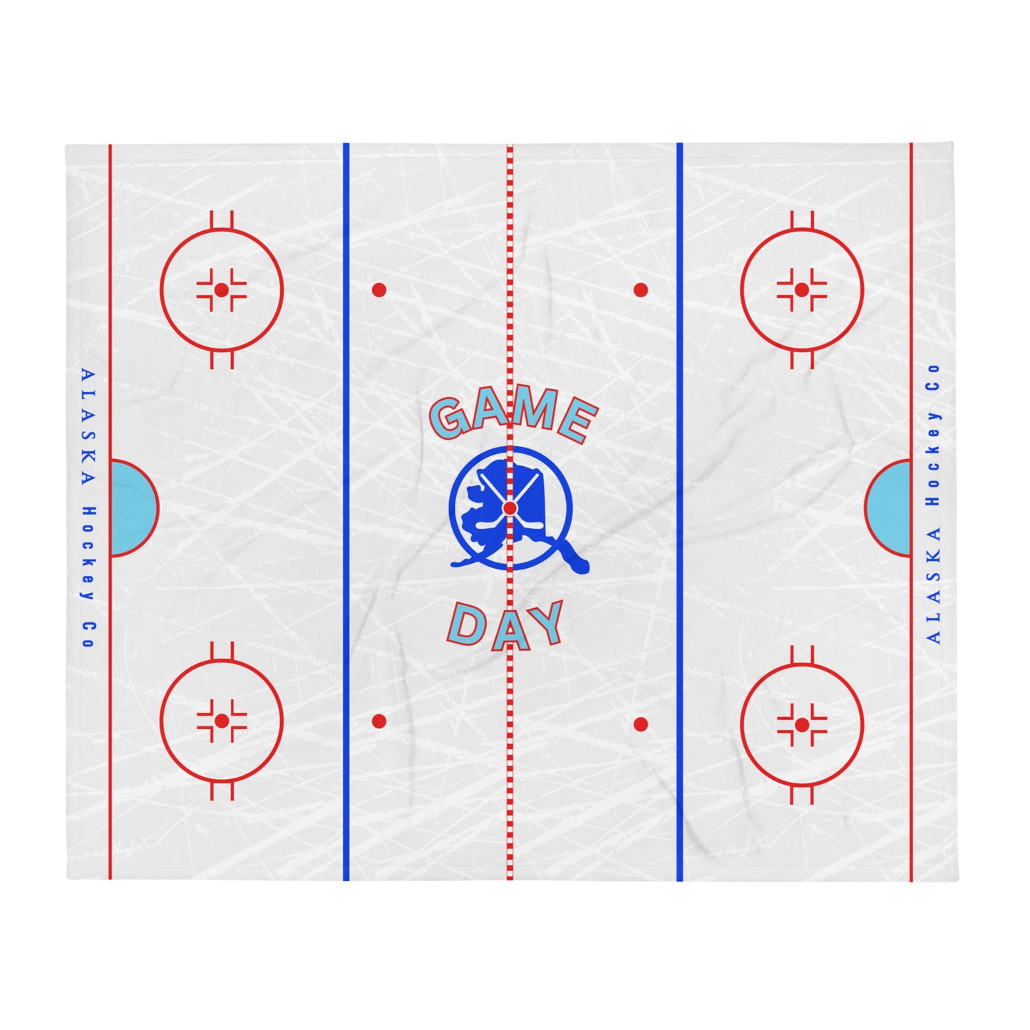 Game Day Hockey Rink Blanket