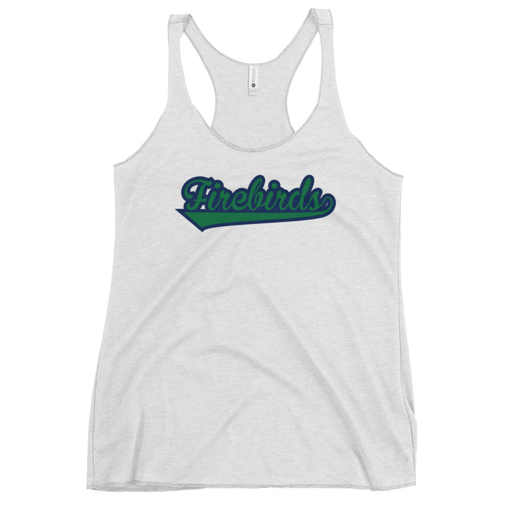 Alaska Firebirds Script Women's Racerback Tank