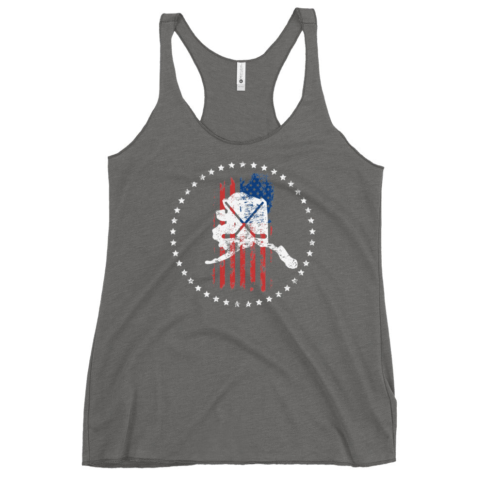 Old Glory Women's Racerback Tank