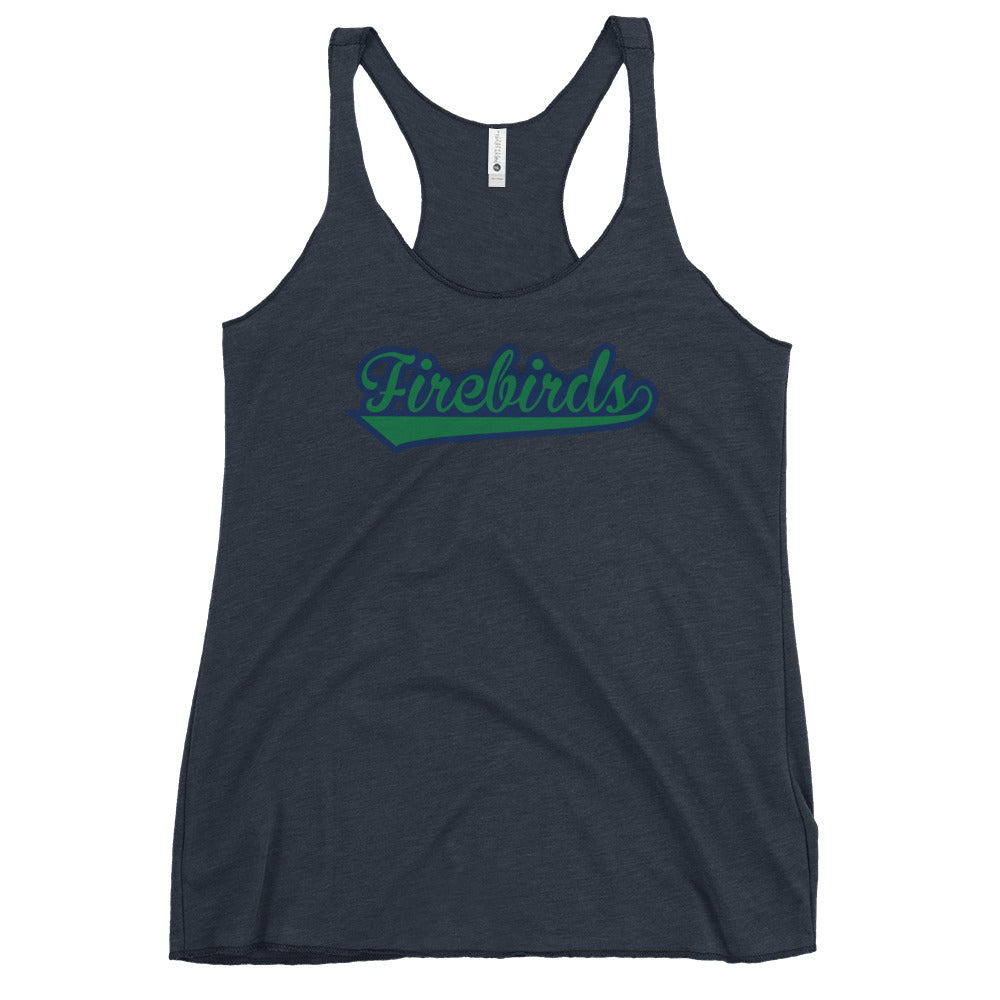 Alaska Firebirds Script Women's Racerback Tank