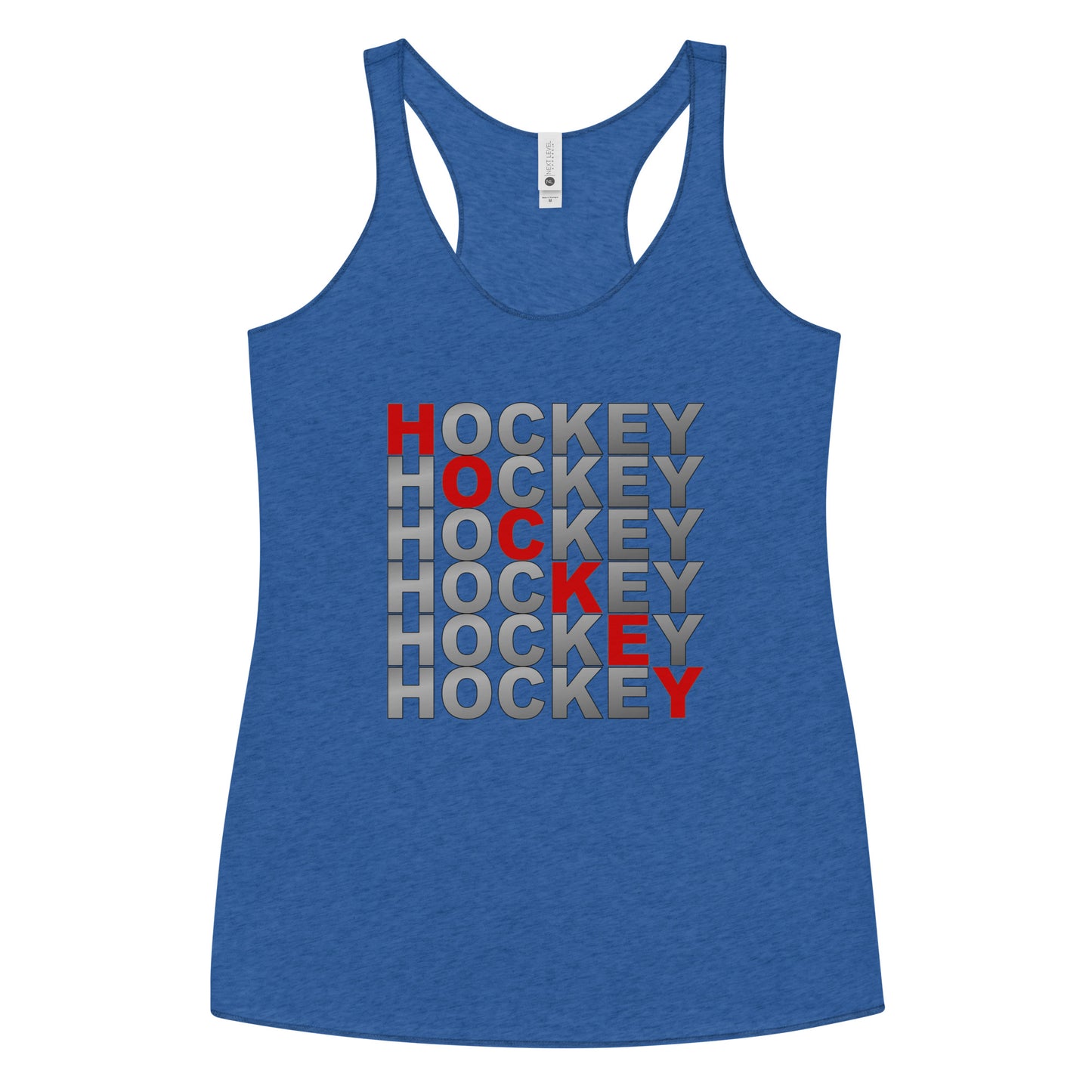 Hockey Hockey Hockey Racerback Tank