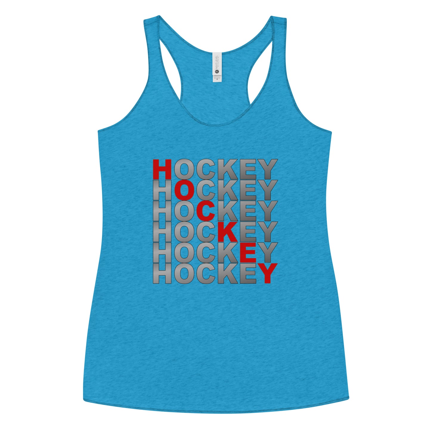 Hockey Hockey Hockey Racerback Tank