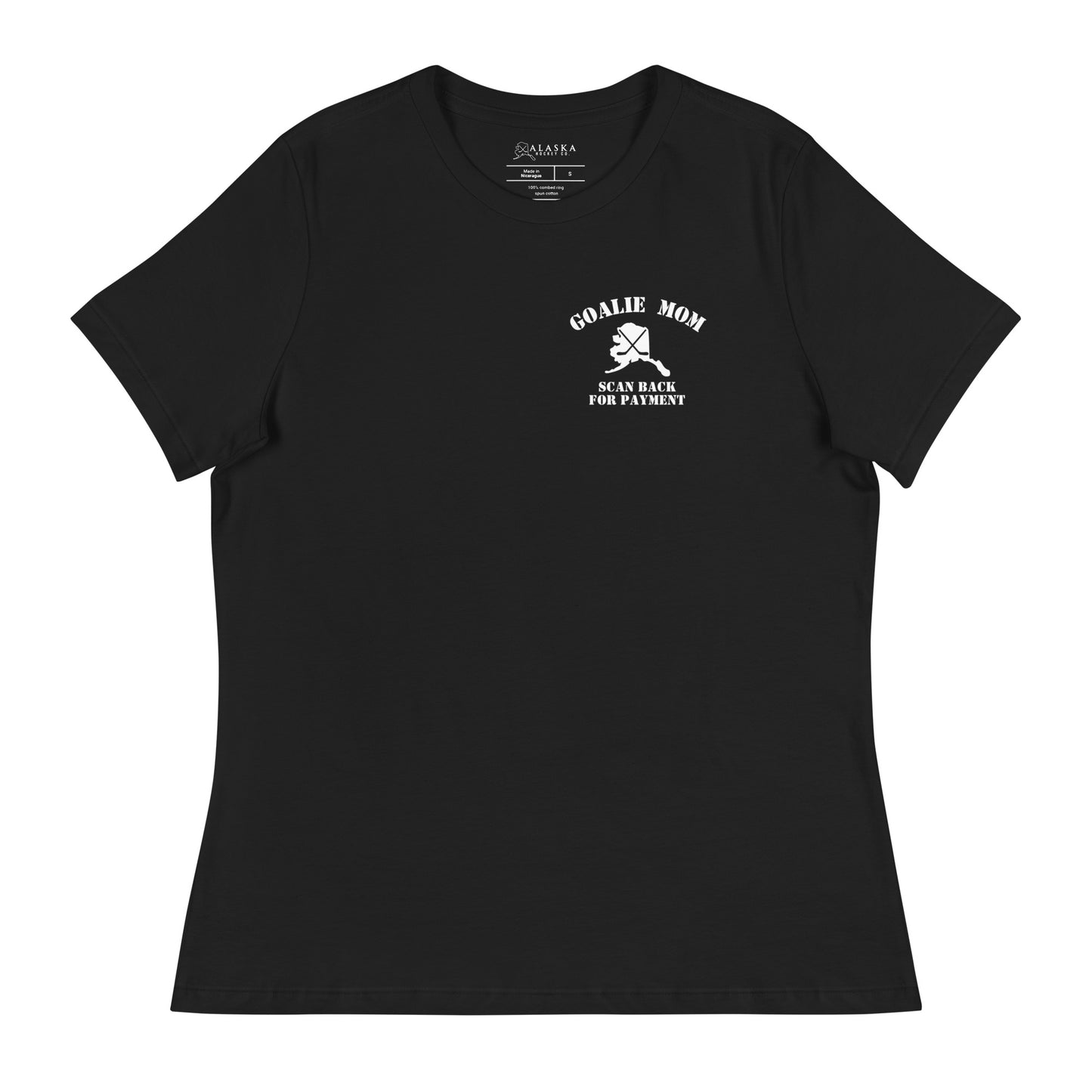Goalie Mom Scan for Payment T-Shirt
