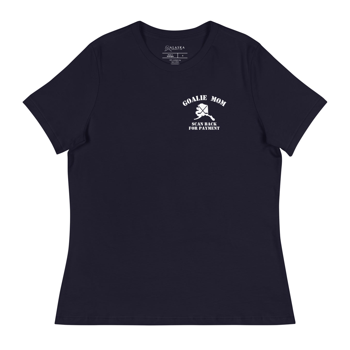 Goalie Mom Scan for Payment T-Shirt