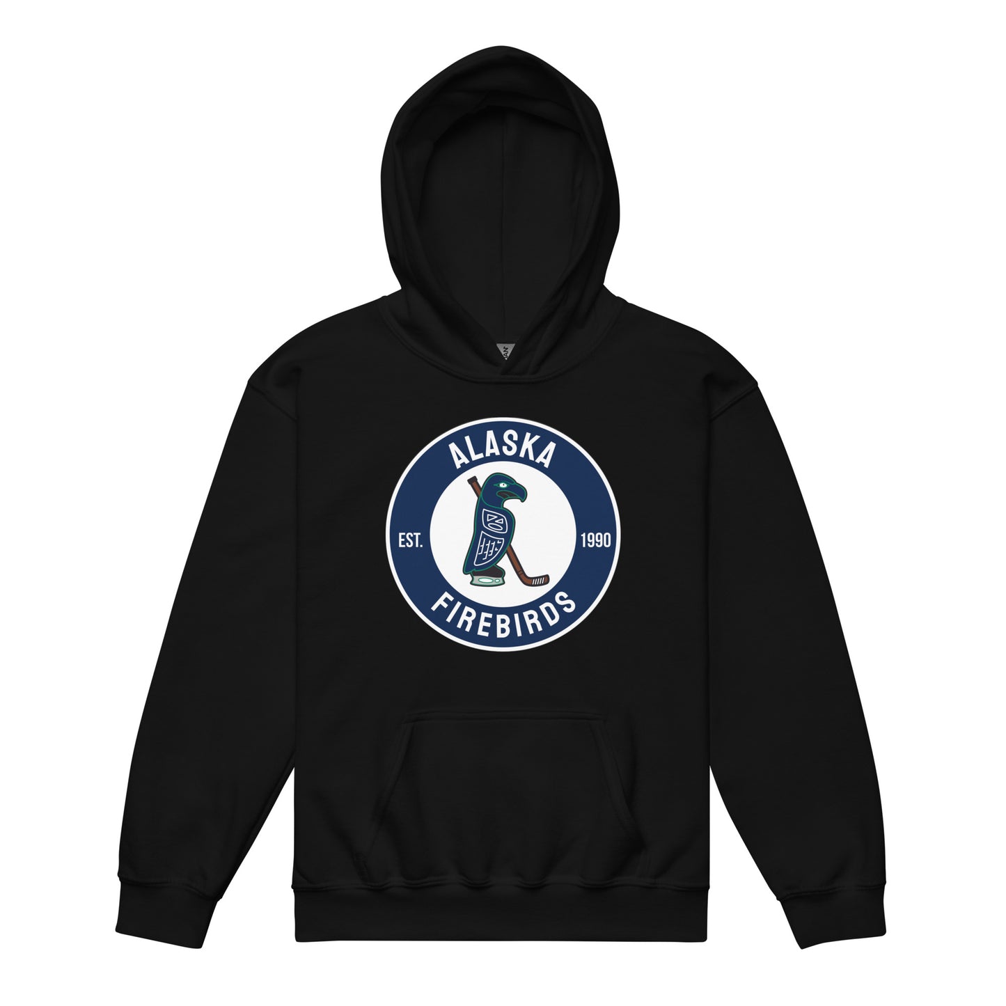 Alaska Firebirds Logo Kids Hoodie