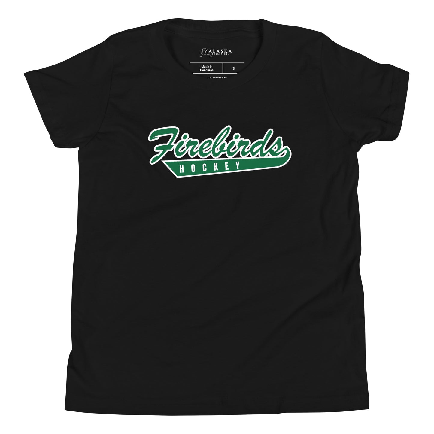 Alaska Firebirds Hockey Script Kids T-Shirt