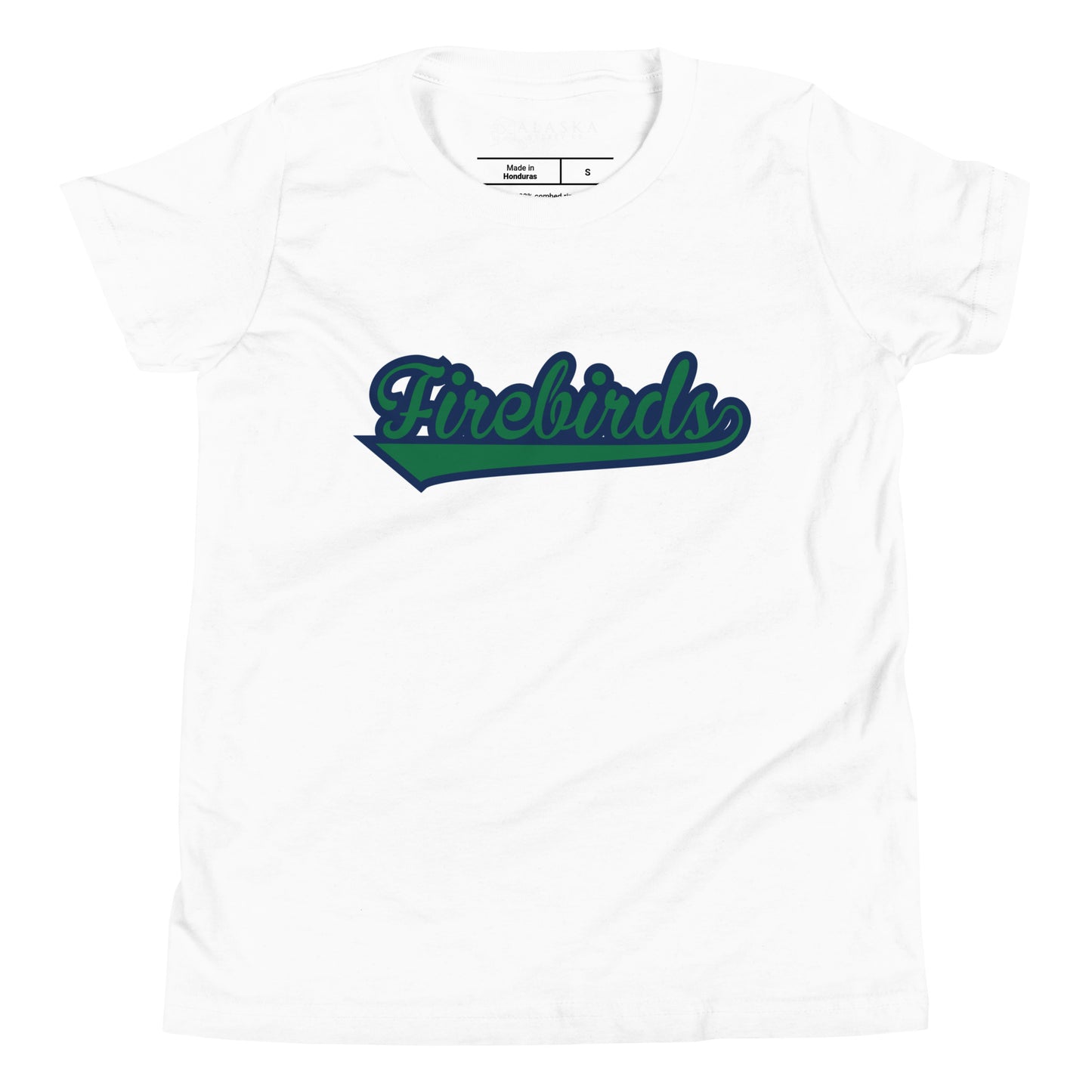 Alaska Firebirds Script Kids T-Shirt