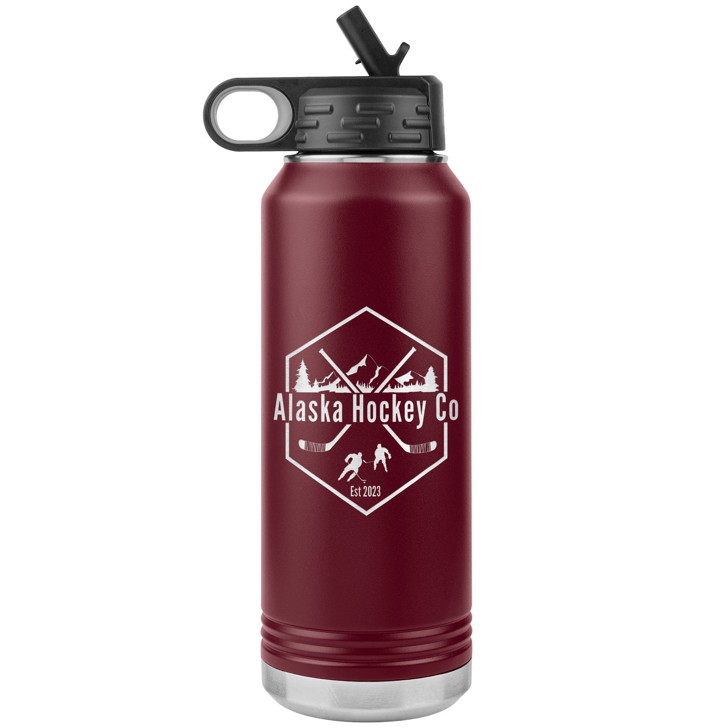 Alaska Hockey Co 32oz Insulated Water Bottle