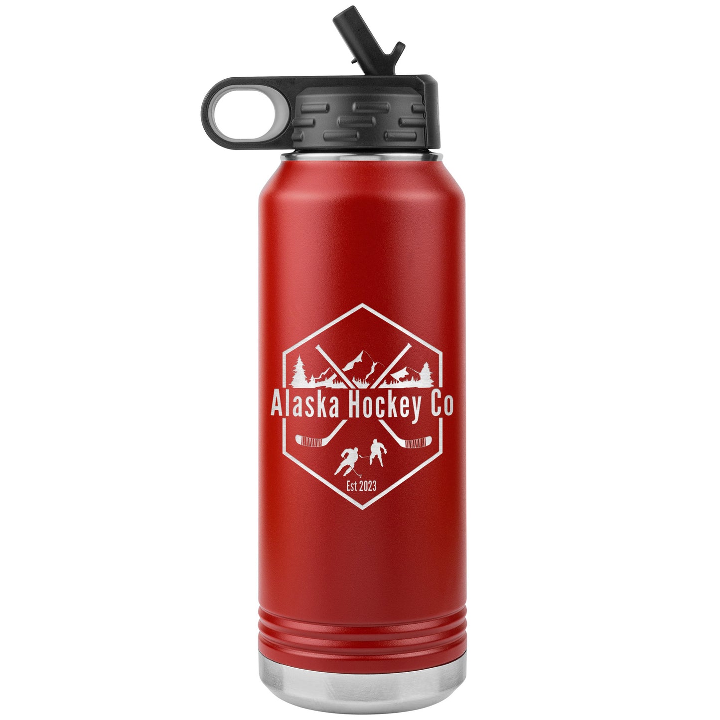Alaska Hockey Co 32oz Insulated Water Bottle