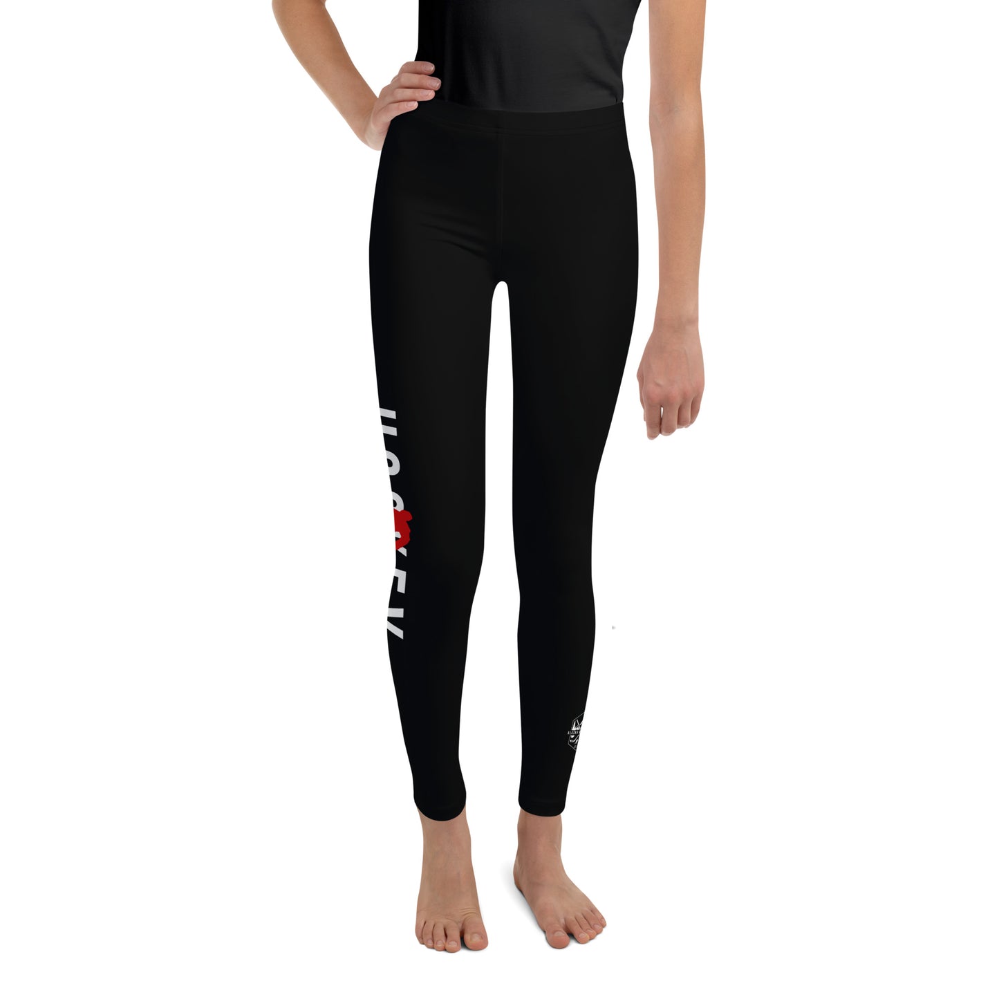 Hockey Silhouette Youth Leggings