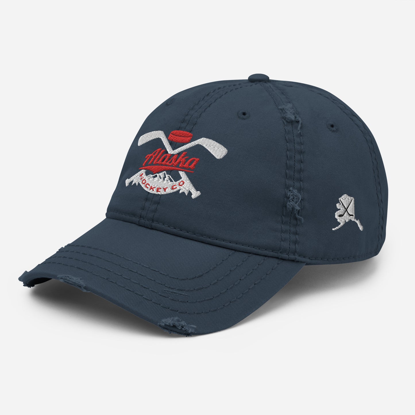 Alaska Banner Distressed Dad Hat