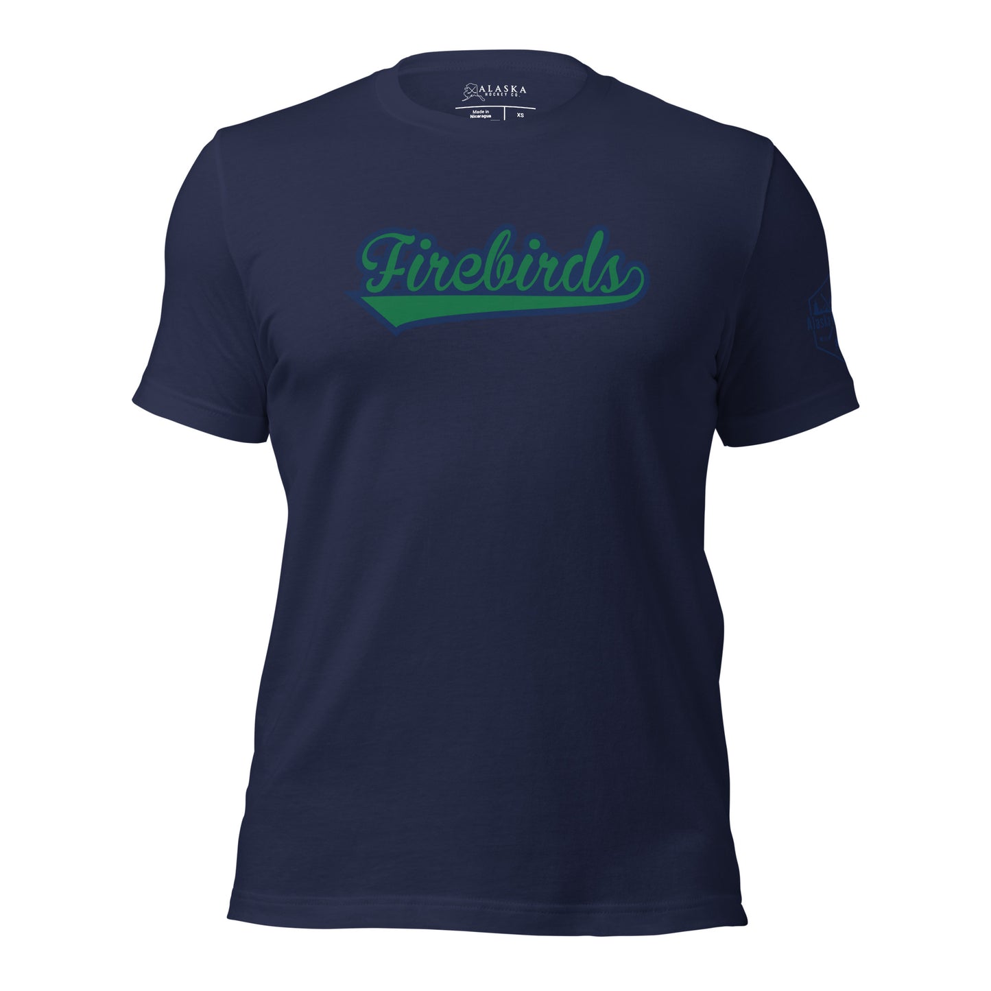 Alaska Firebirds Script T-Shirt