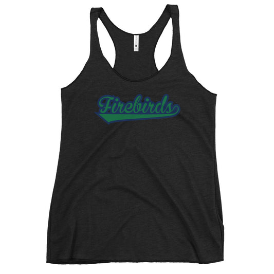 Alaska Firebirds Script Women's Racerback Tank
