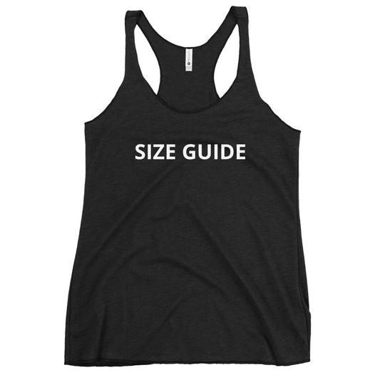 SIZE GUIDE Women's Racerback Tank