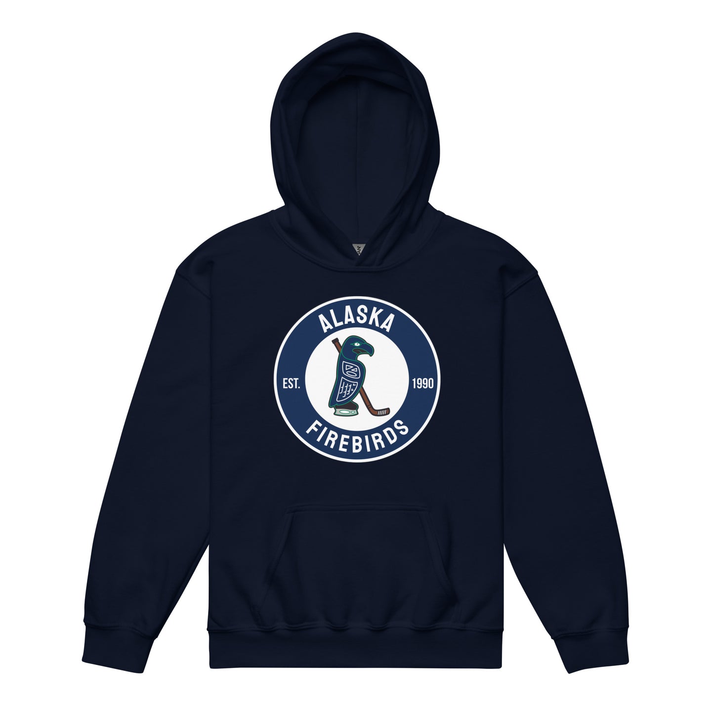 Alaska Firebirds Logo Kids Hoodie